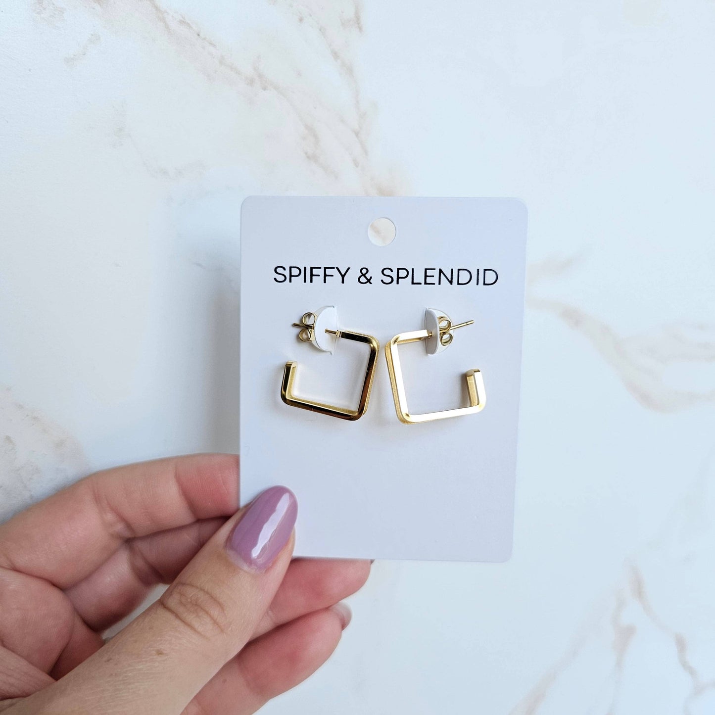 Gold Kamora Waterproof Hoops