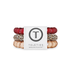 TELETIES - Spiral Hair Coils | Large | Wild Side Hair Ties