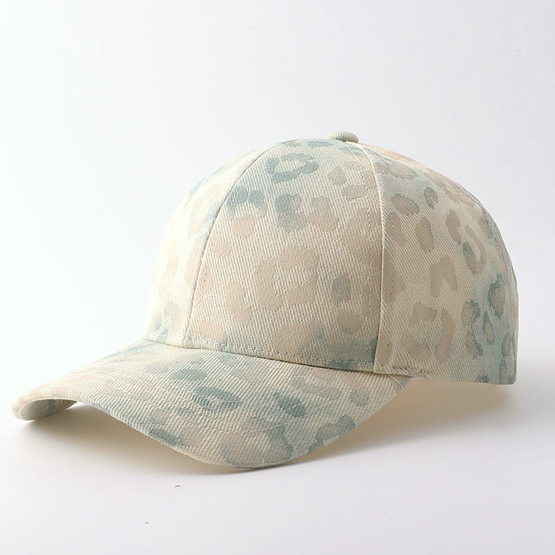 Muted Morandi Leopard Print Baseball Cap