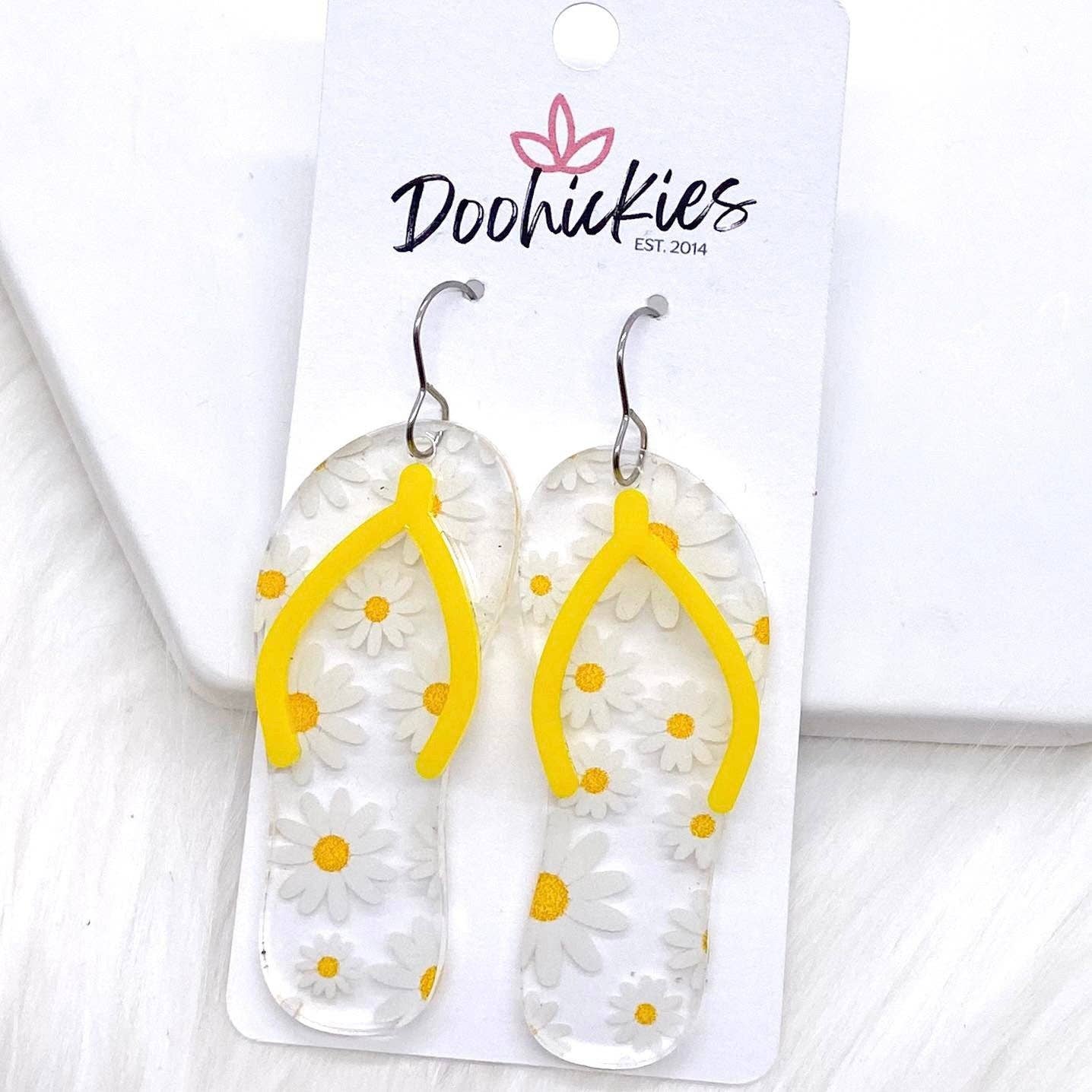 Flip Flop Dangle Earrings
