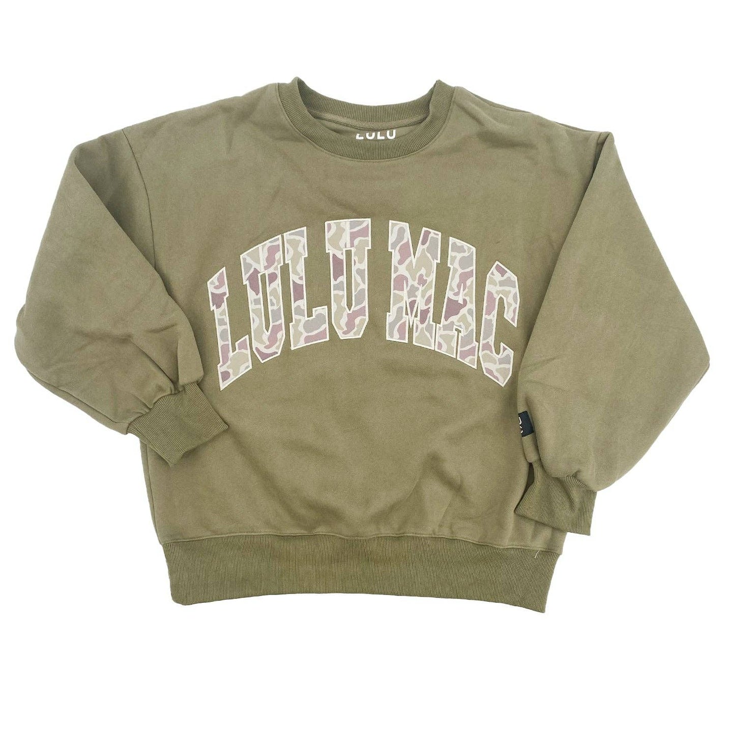 Green & Camo Sweatshirt