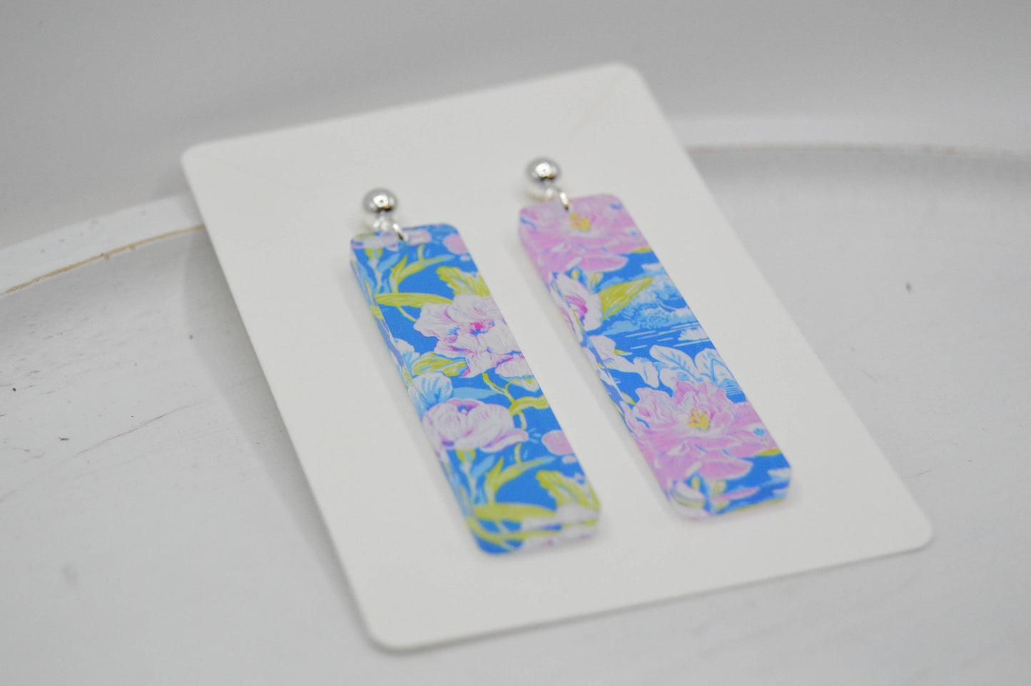 Preppy Colorful Acrylic Earrings