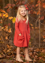 Tea Party Red Gingham Dress