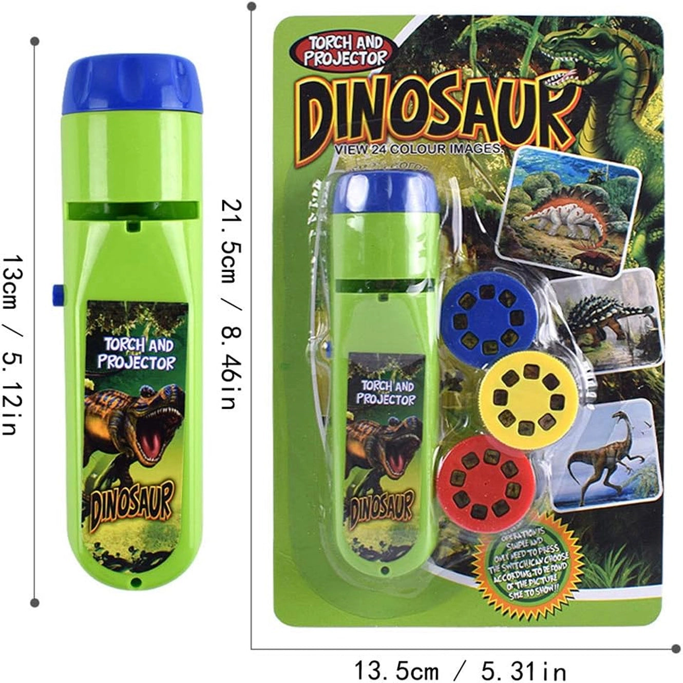Dinosaur Torch Projector Light Toy