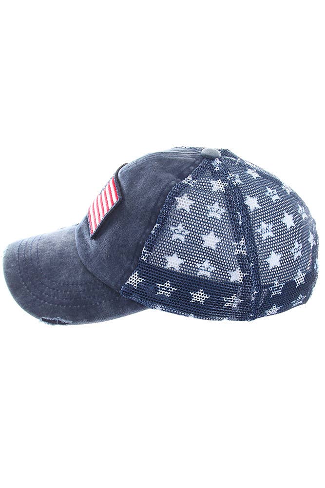 C.C American Flag Baseball Cap