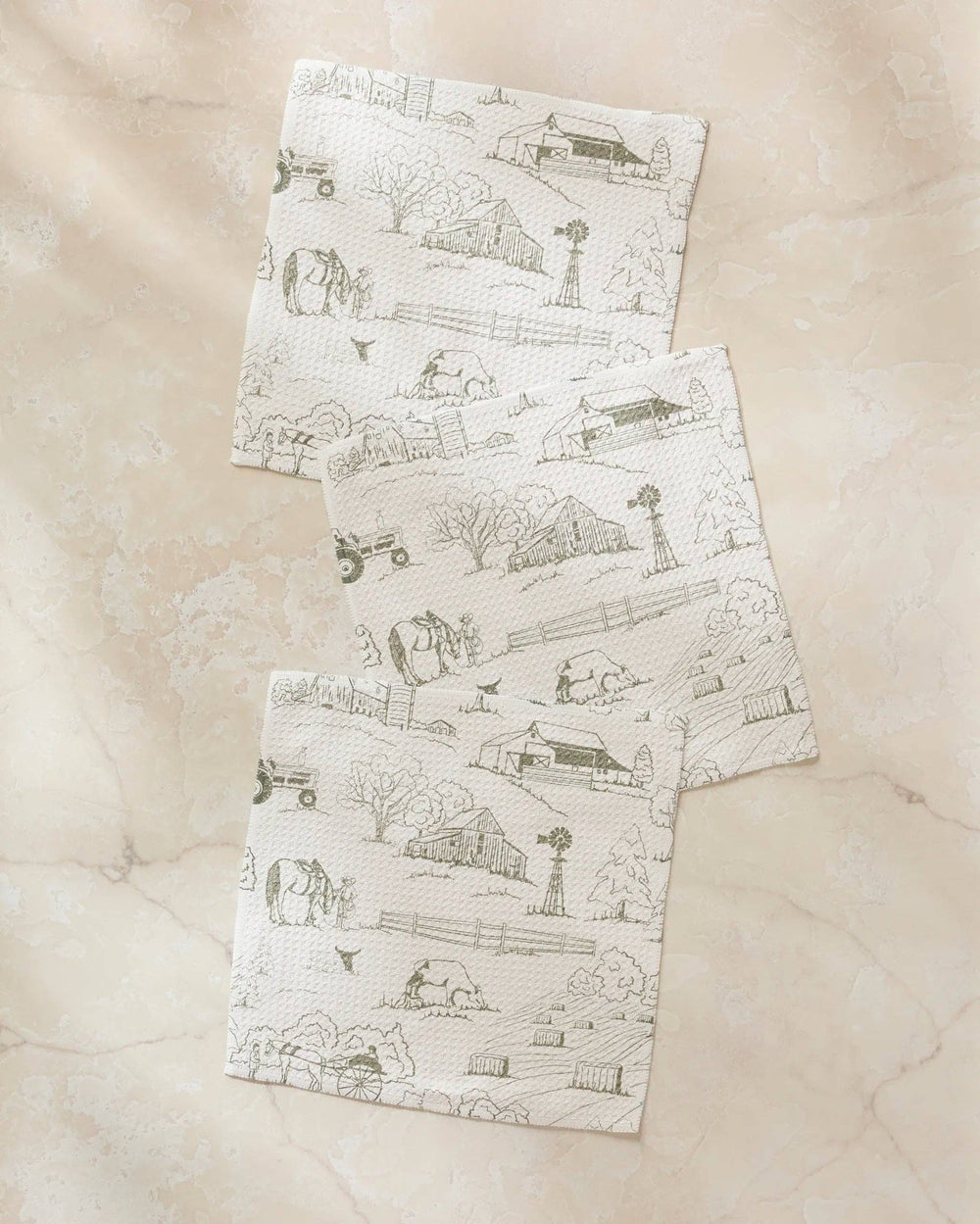Geometry - Farmyard Dishcloth Set