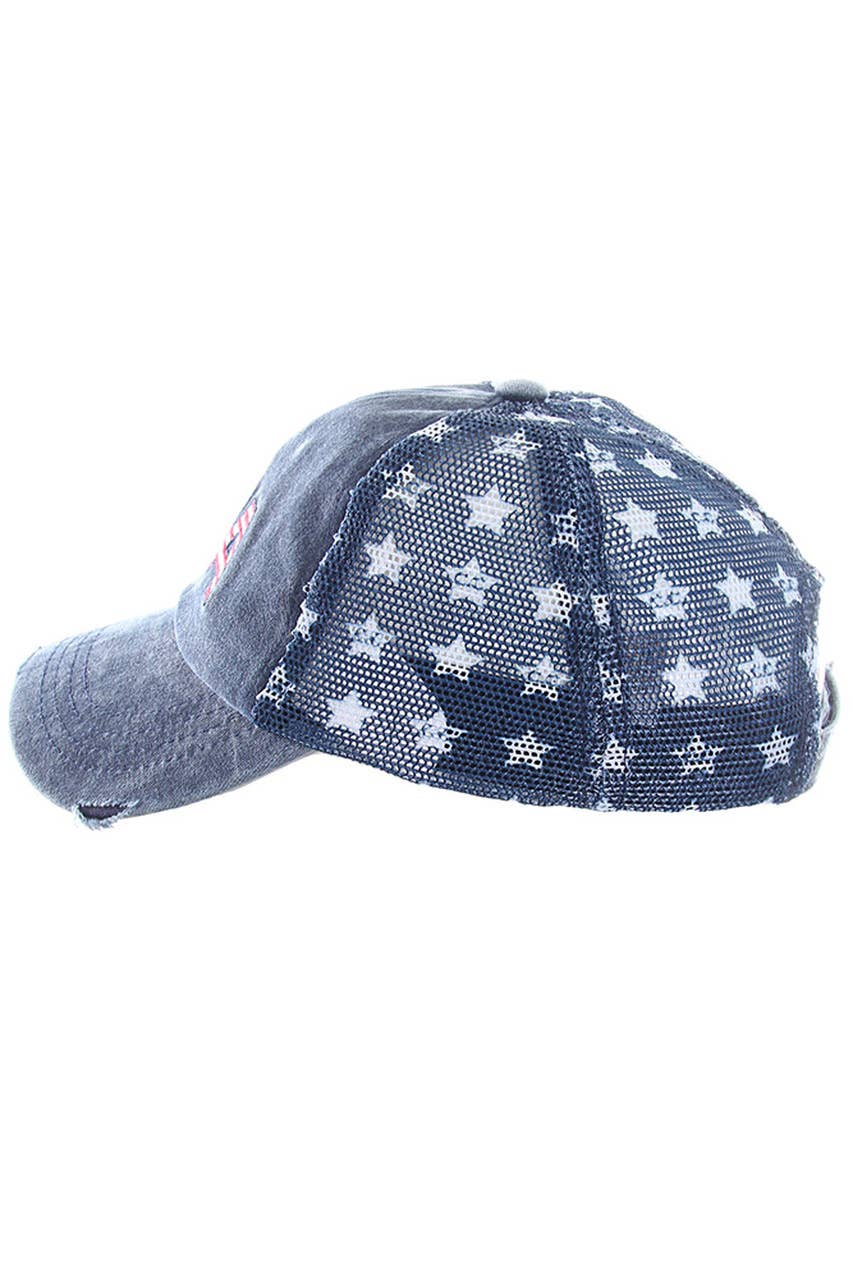 USA American Flag Theme Baseball Cap