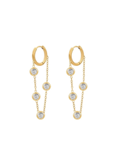 Hjane Jewels - Elizabeth Huggie Hoops Hypoallergenic Water Resistant