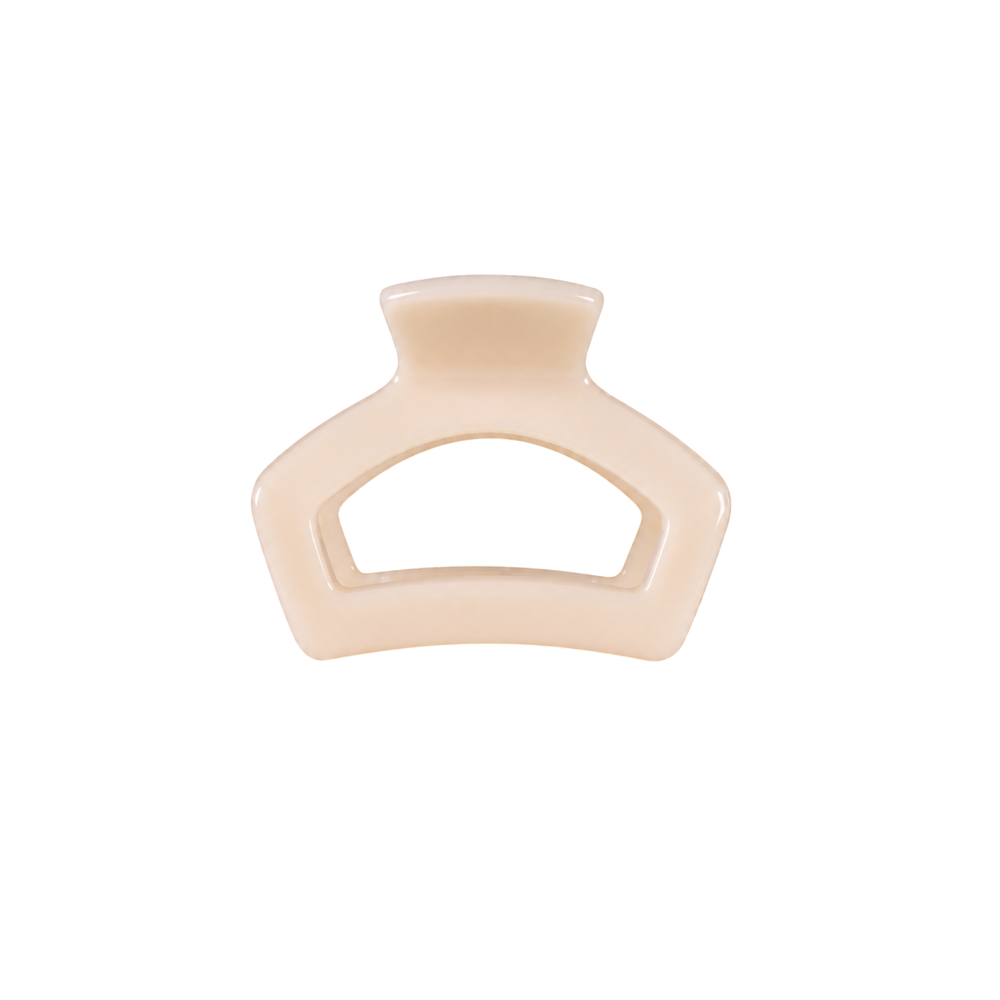 TELETIES - Open Almond Beige | Petite | Hair Clip