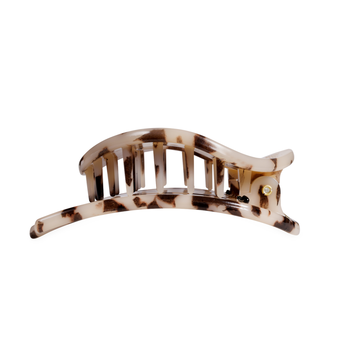 TELETIES - Blonde Tortoise | Large | Flat Circle Hair Clip