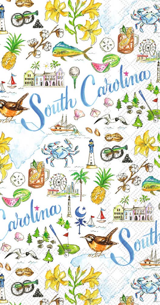 South Carolina State Paper Guest Towels