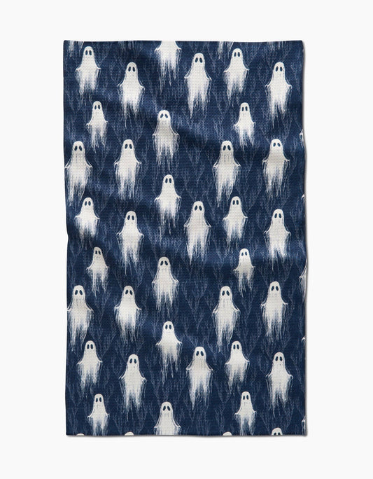 Ghosting Around Tea Towel