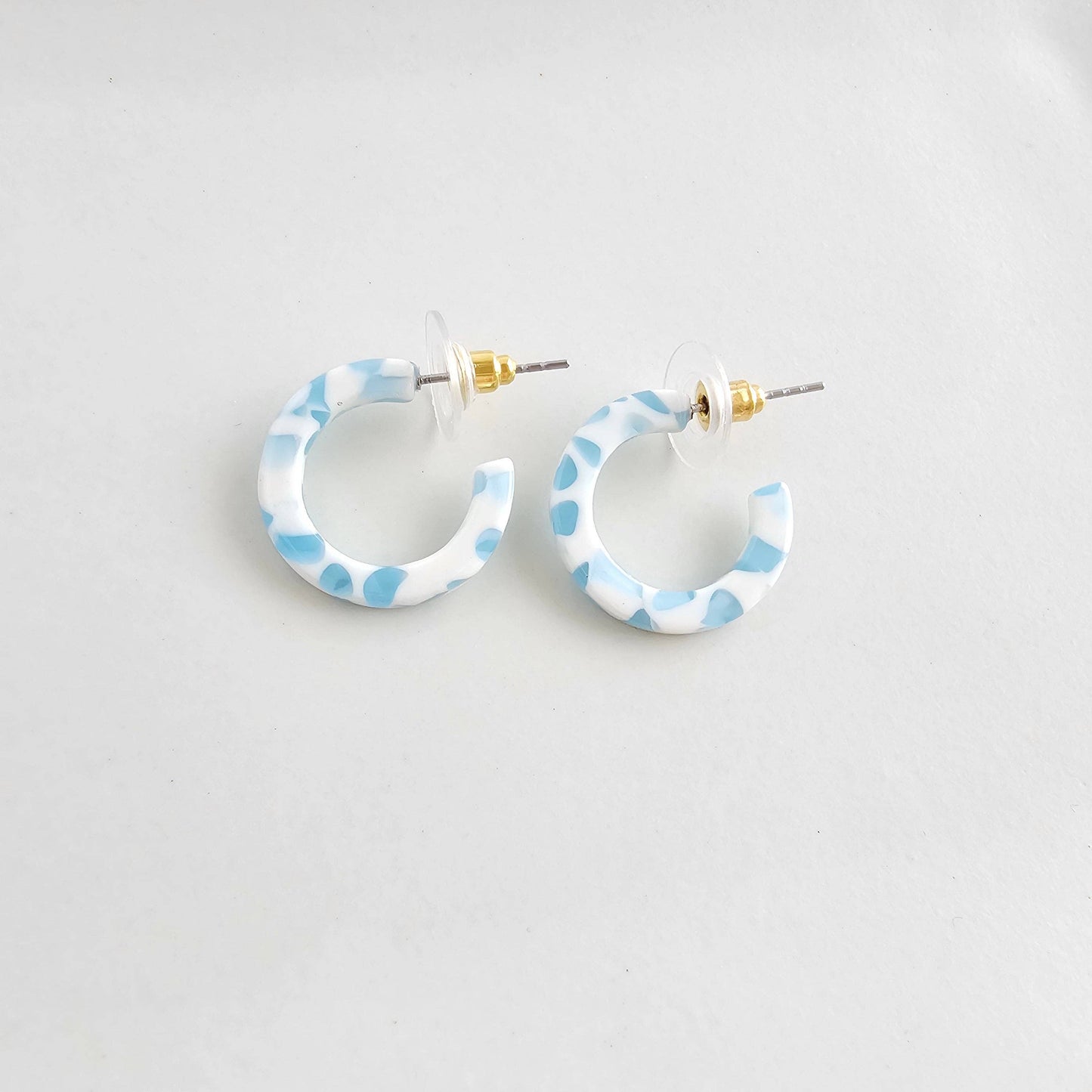 Micro Cam Mini Hoops - Pastel Blue