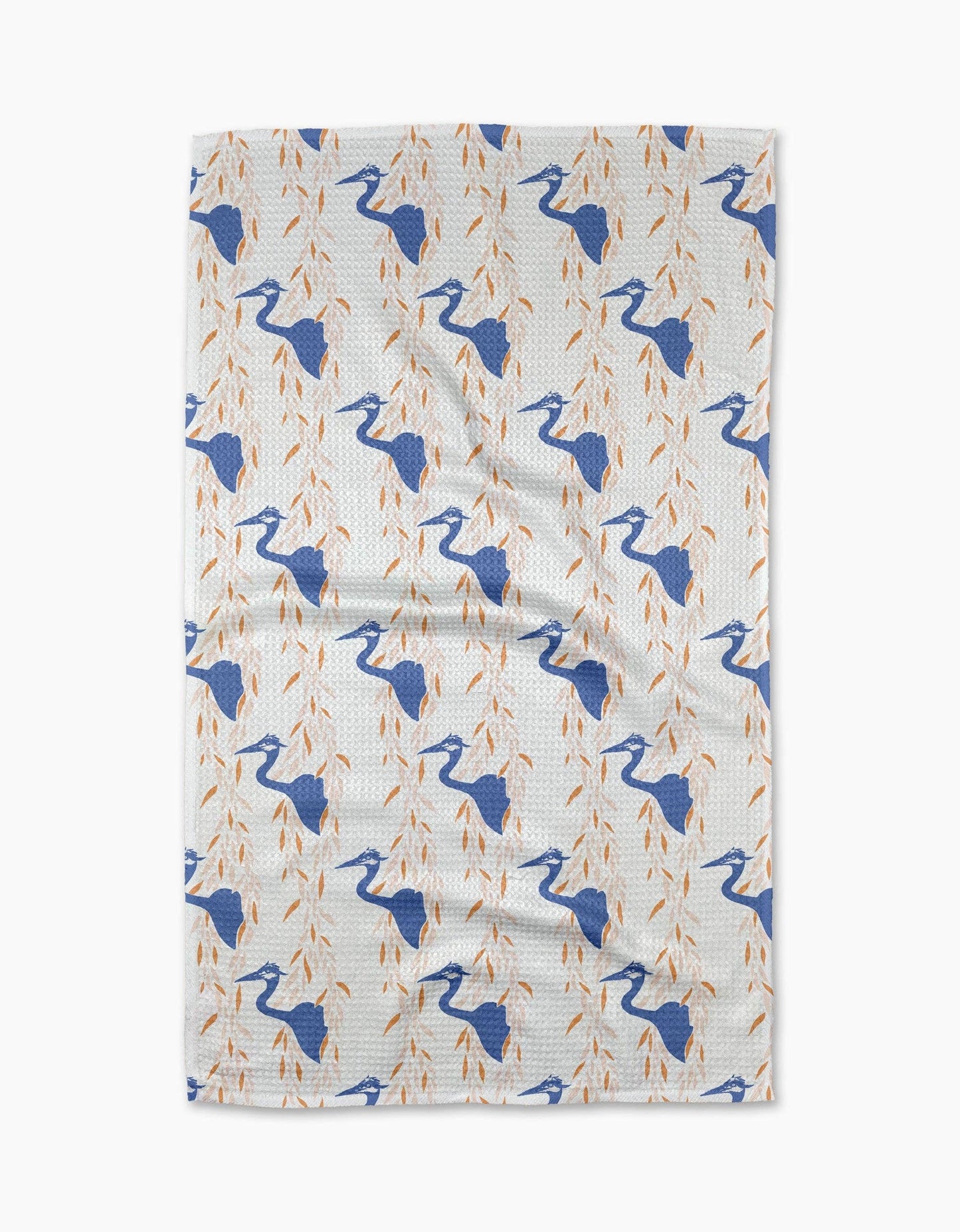 Geometry - Blue Heron Tea Towel