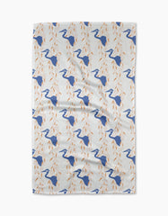 Geometry - Blue Heron Tea Towel