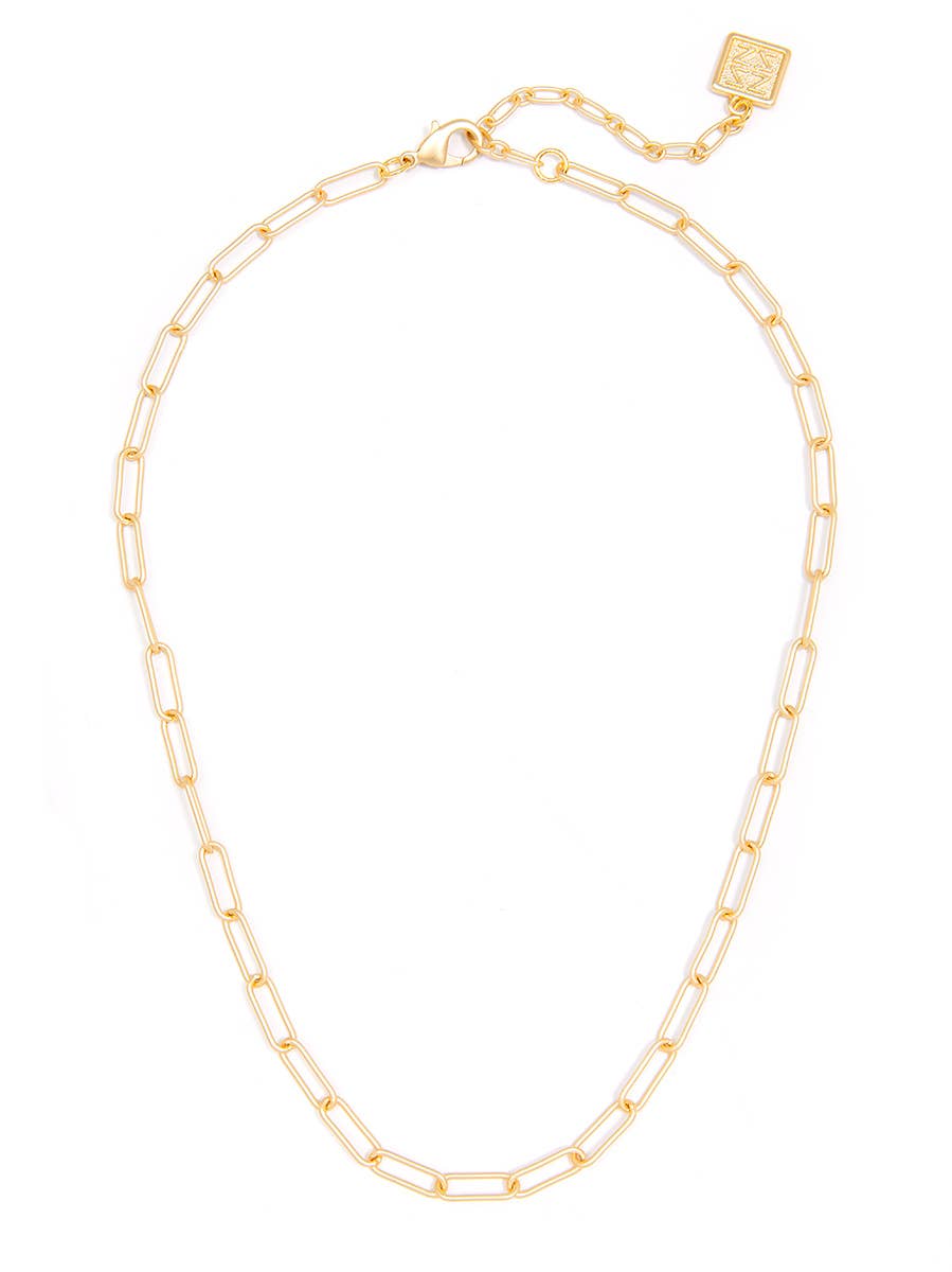 ZENZII - Classic Paperclip Link Necklace