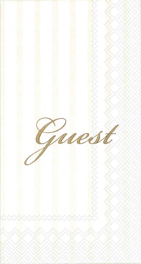 Monogram "GUEST" Paper Guest Towels
