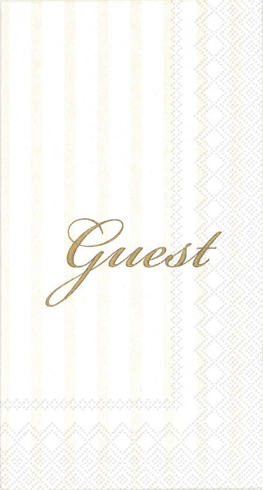 Paper Guest Towels 16 count Monogram "GUEST"