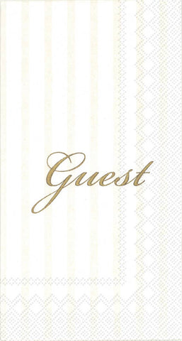Paper Guest Towels 16 count Monogram 