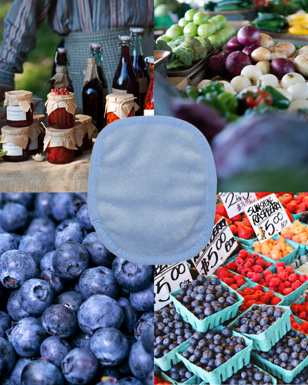 Farmer's Market 7-Day Set with Makeup Bag | Floral & Bright