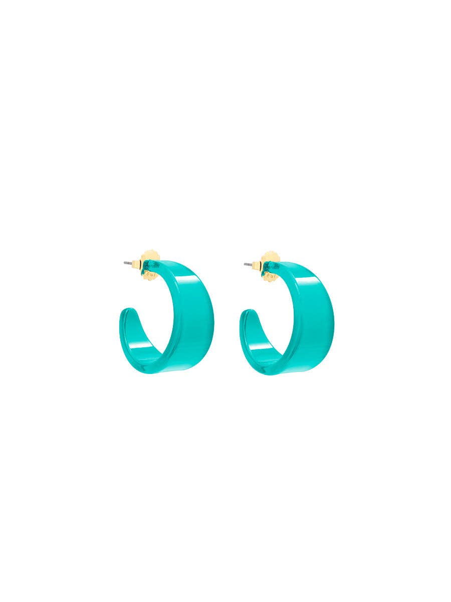 ZENZII - Small Chunky Resin Hoops