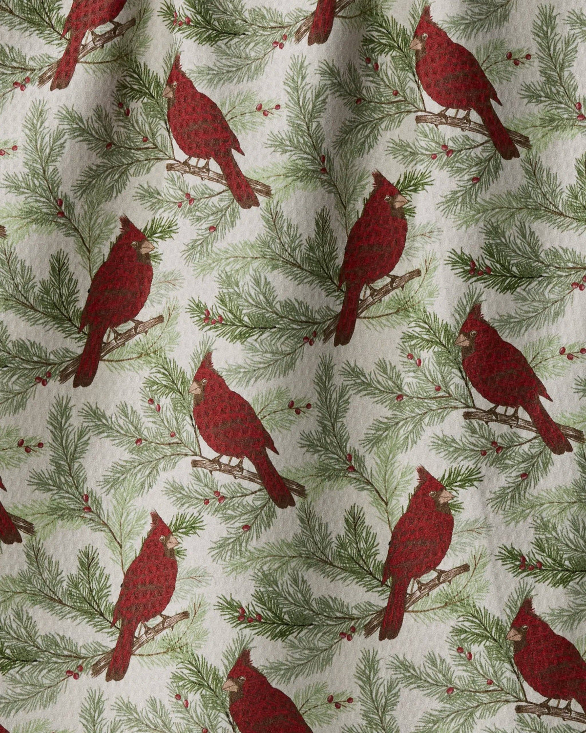 Geometry - Winter Crimson Luxe Kitchen Towel - Holiday 2026