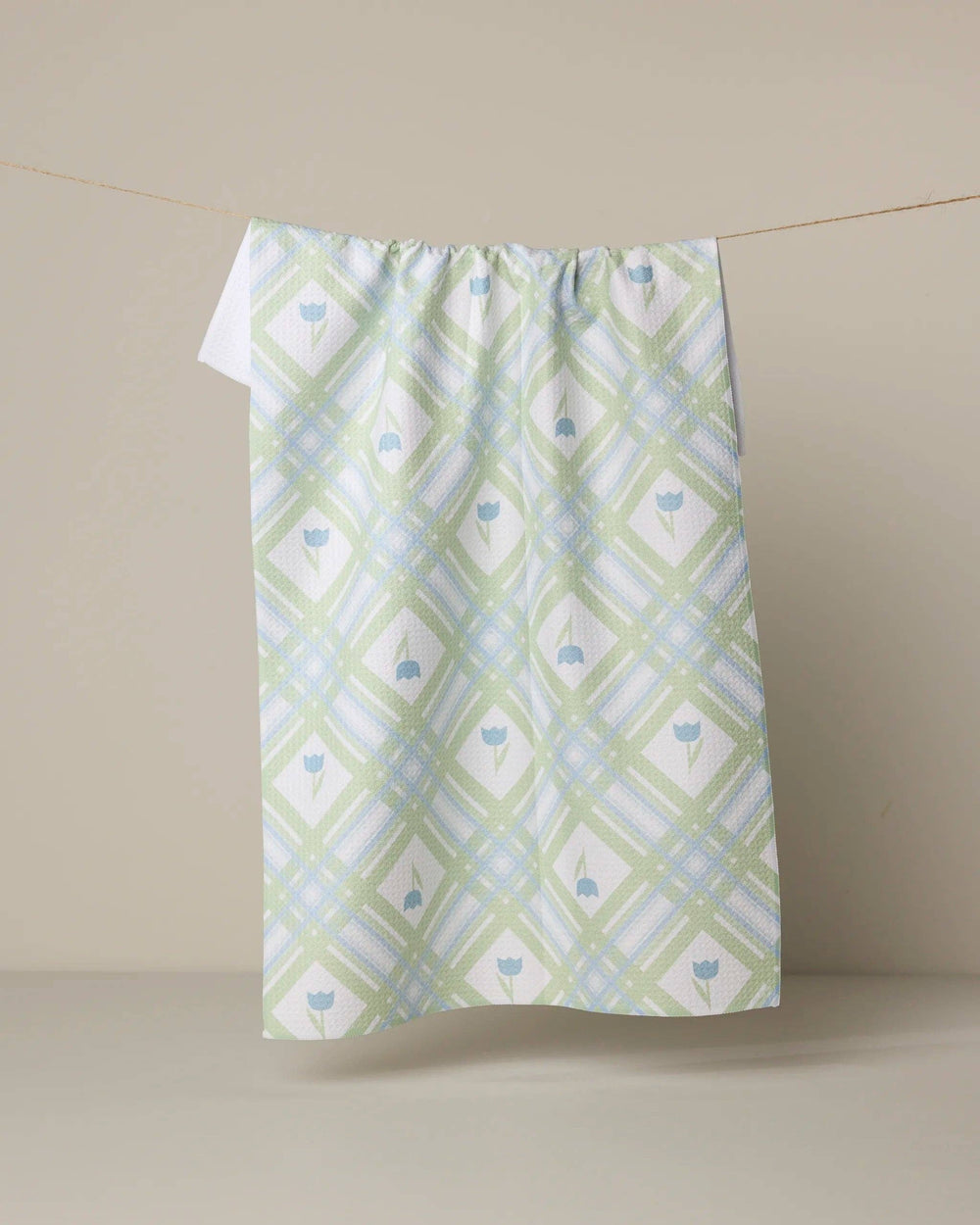Geometry - Tulip Lattice Tea Towel