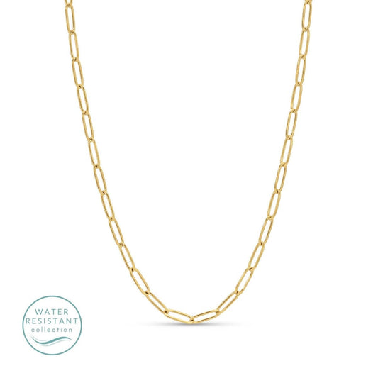 Paperclip Necklace, Water-Resistant