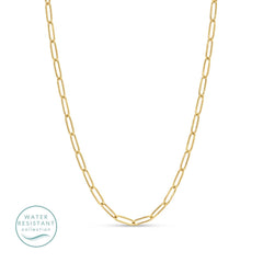Paperclip Necklace, Water-Resistant
