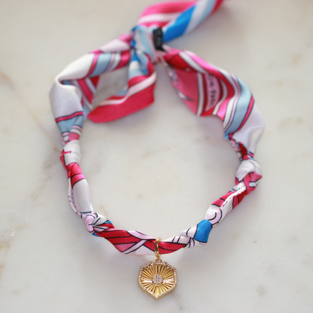 Scarf Necklace ~ Wrapped in Strength