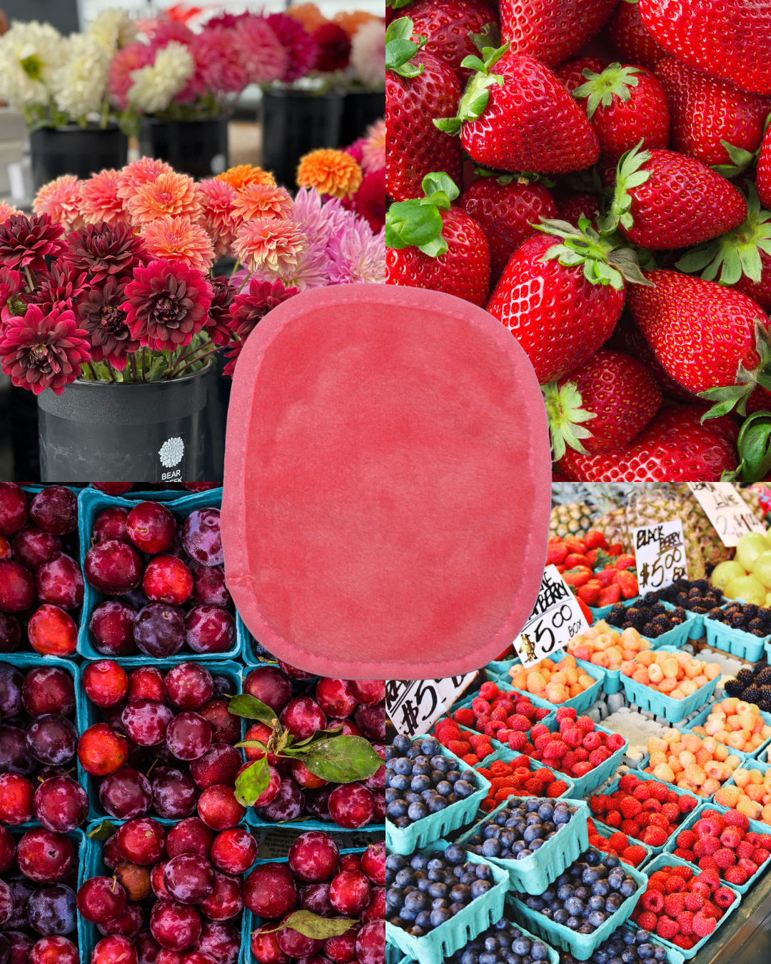 Farmer's Market 7-Day Set with Makeup Bag | Floral & Bright