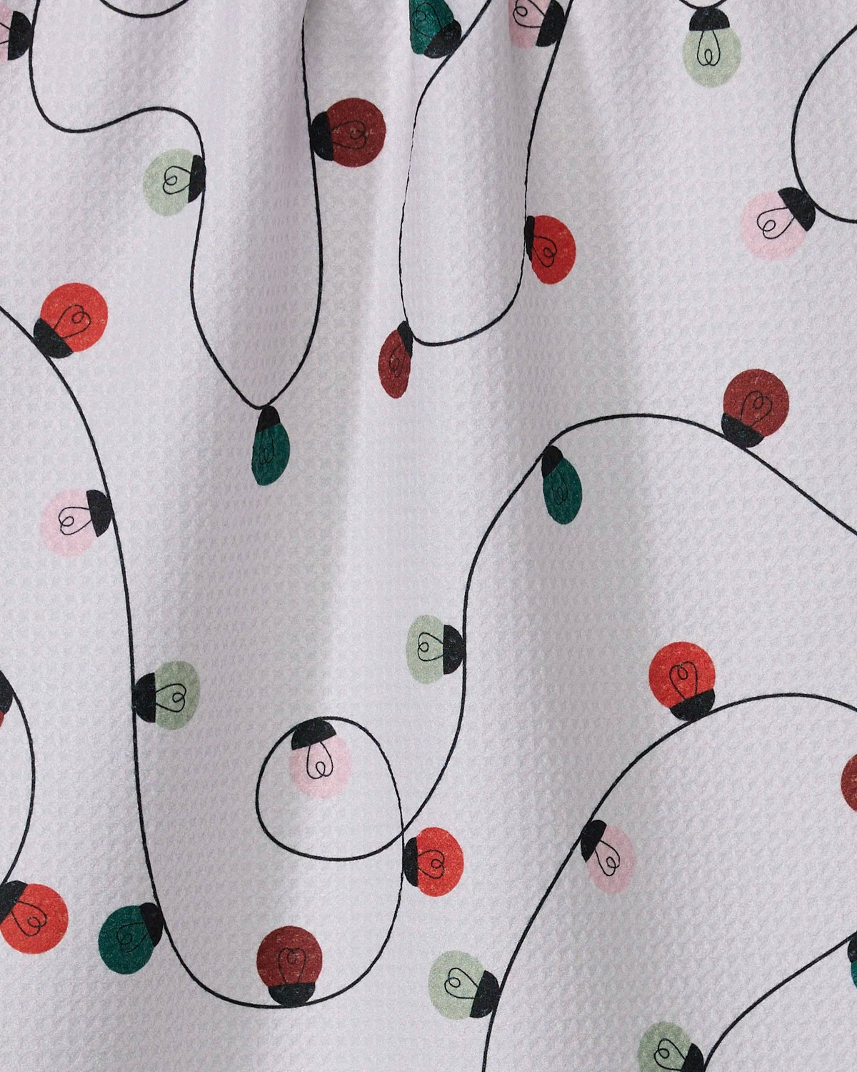 Geometry - Holiday Lights Tea Towel
