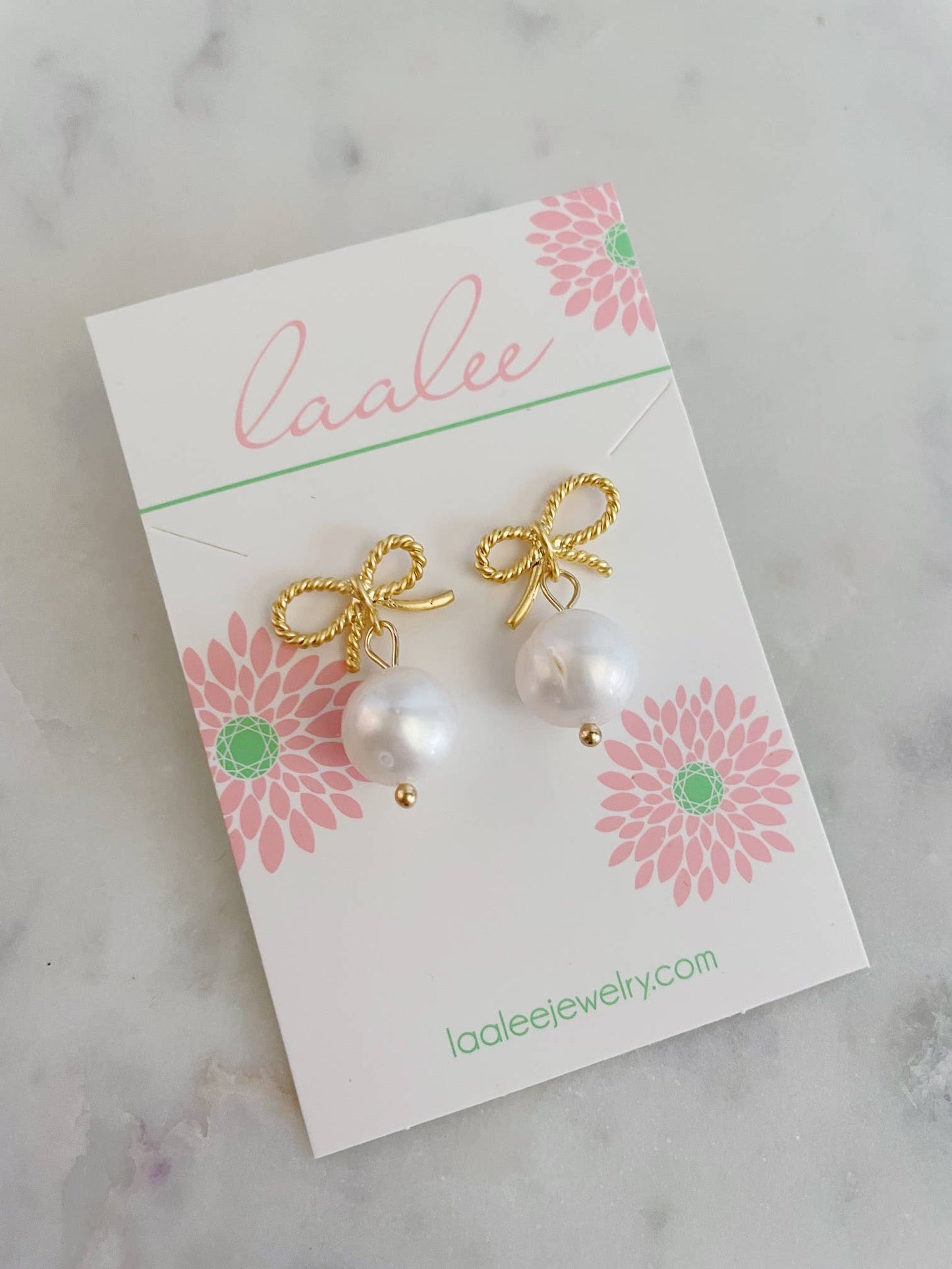 Gold Bow Earrings