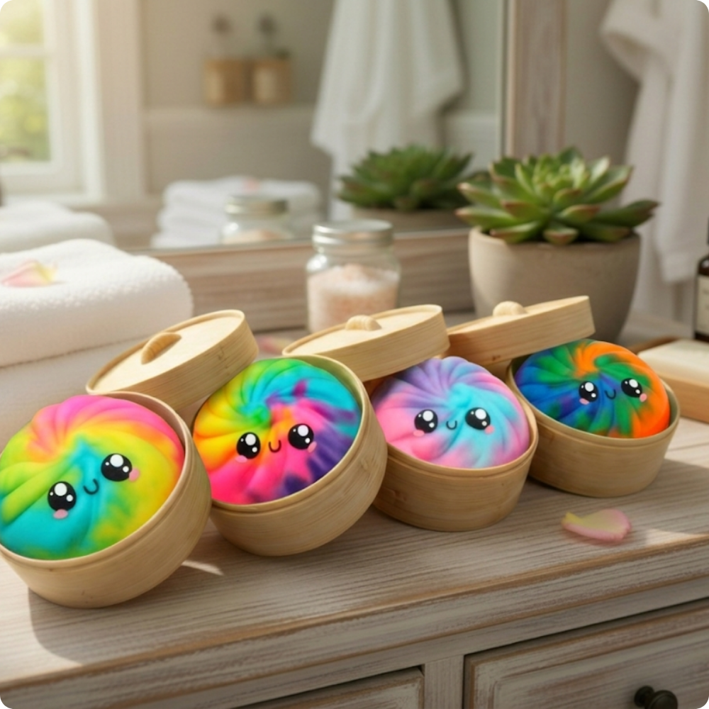 3.5" Tie Dye Mystery Dumpling
