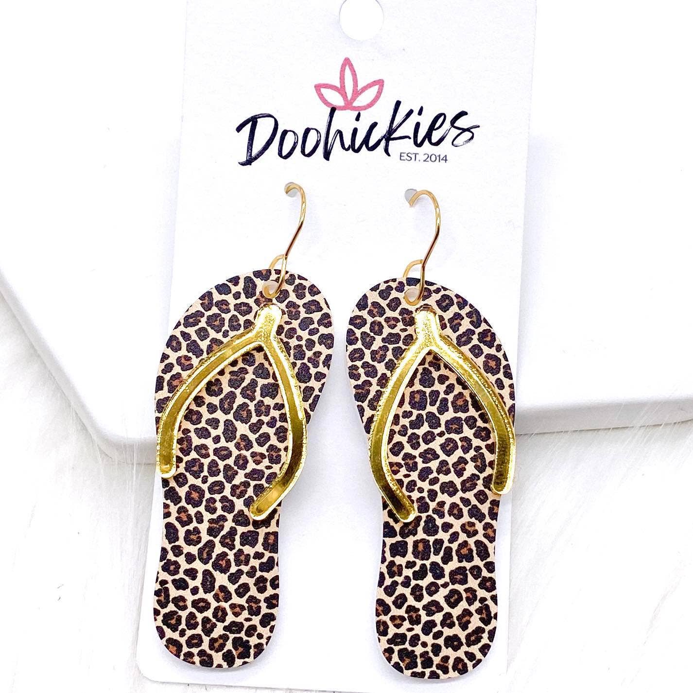 Flip Flop Dangle Earrings