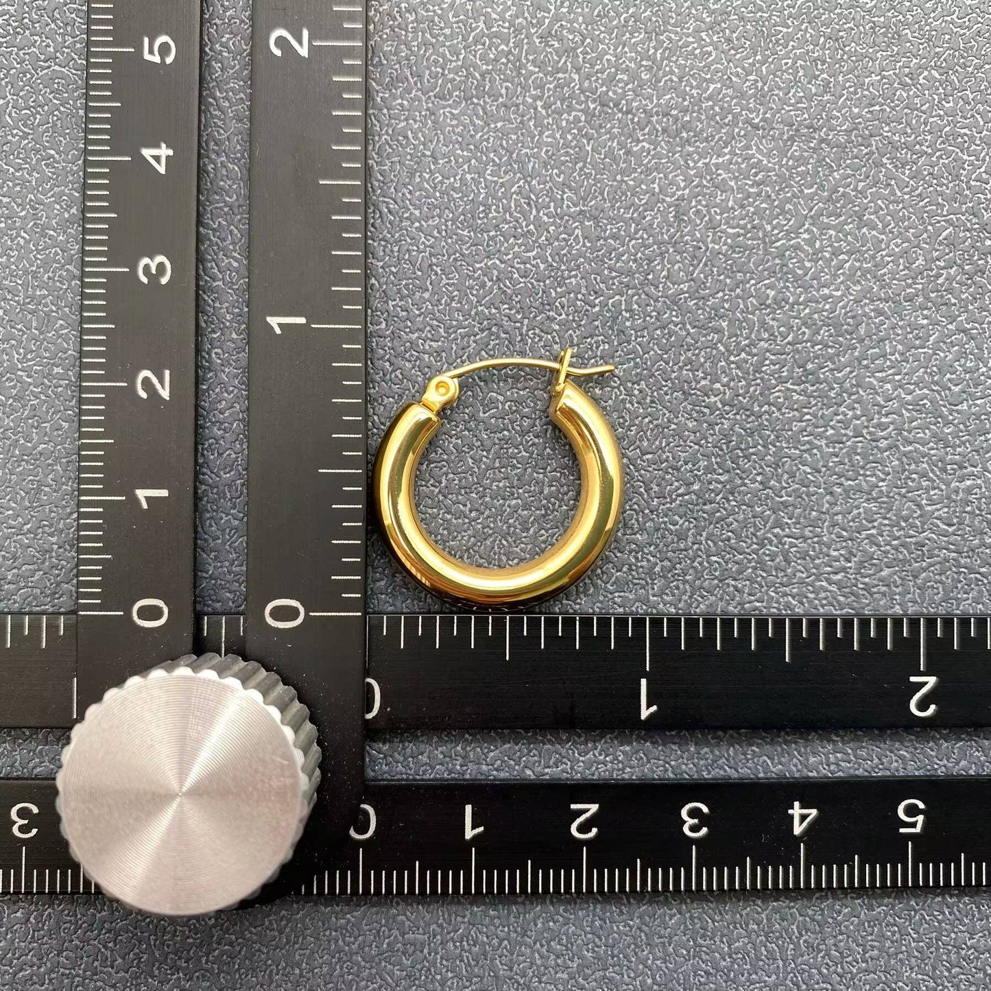 18K Gold Plated Hoop Earrings