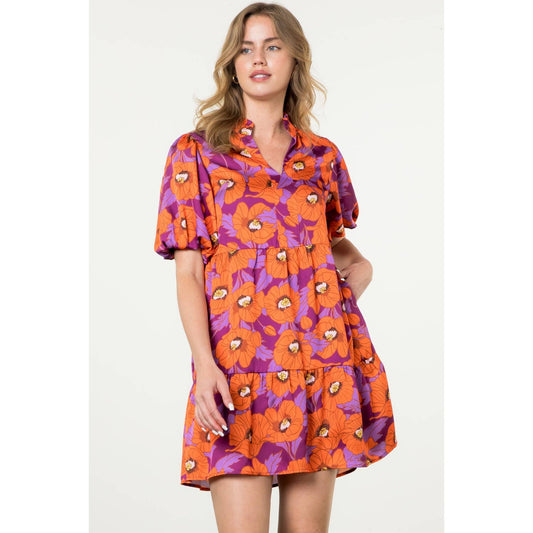 Poppy Puff Sleeve Dress