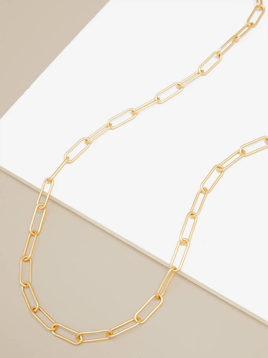 ZENZII - Classic Paperclip Link Necklace