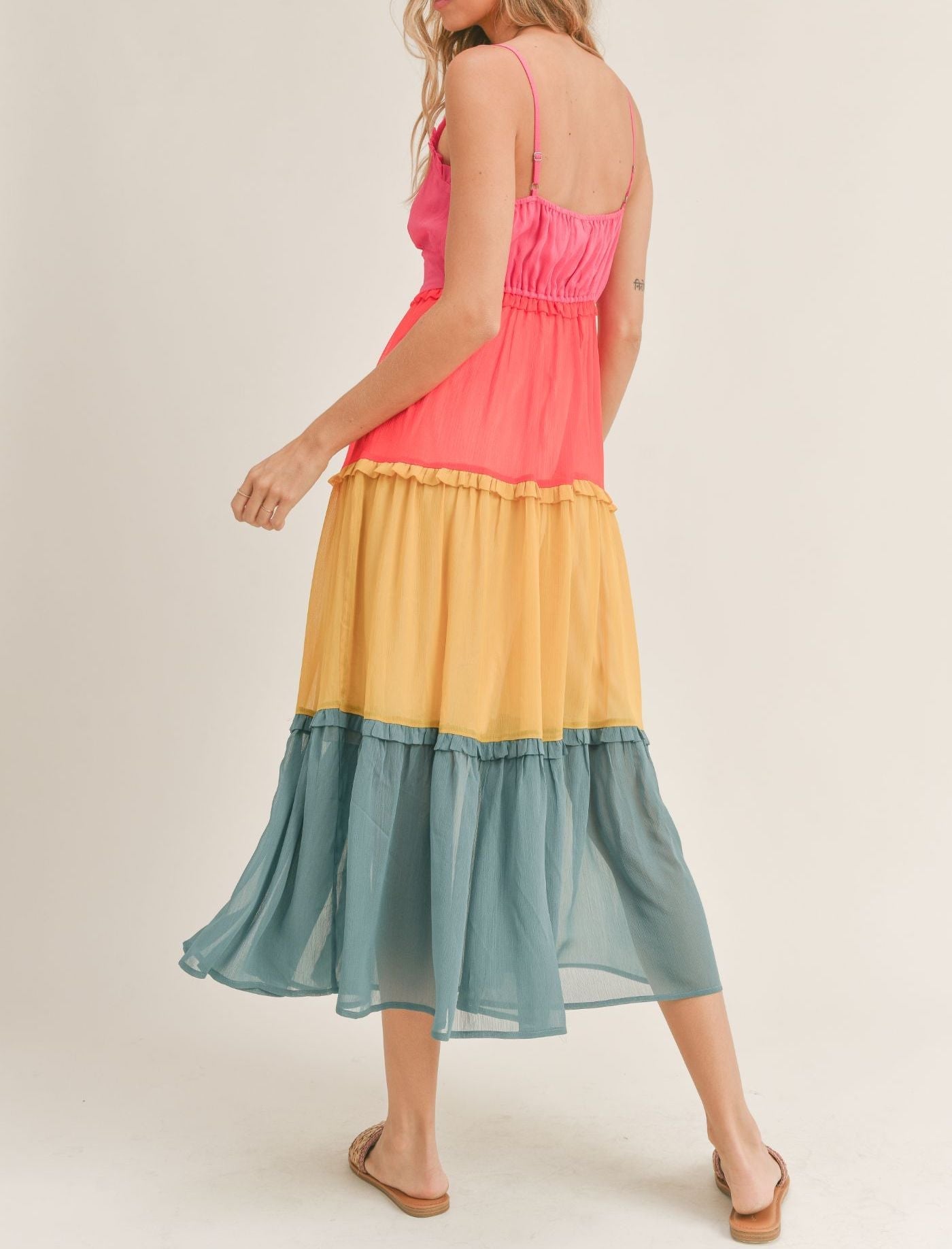 Colorful Life Midi Dress