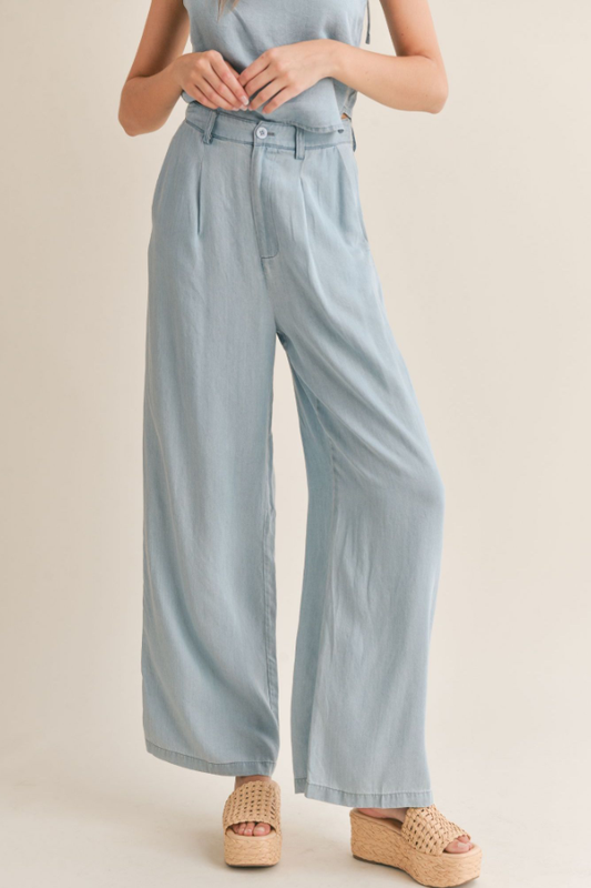 Soft Breeze Chambray Pants