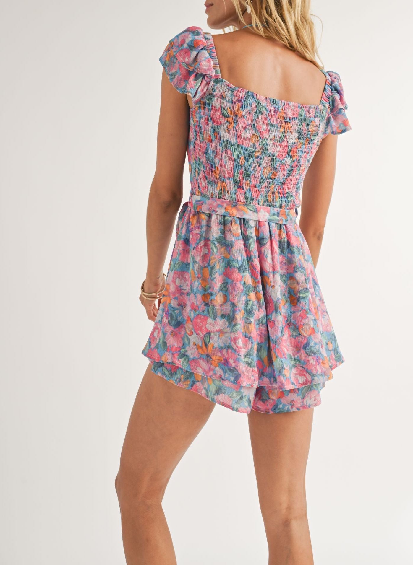 Lei Ruffle Layered Romper