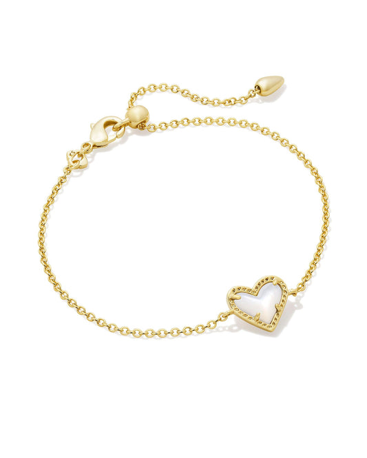 Ari Heart Delicate Chain Bracelet