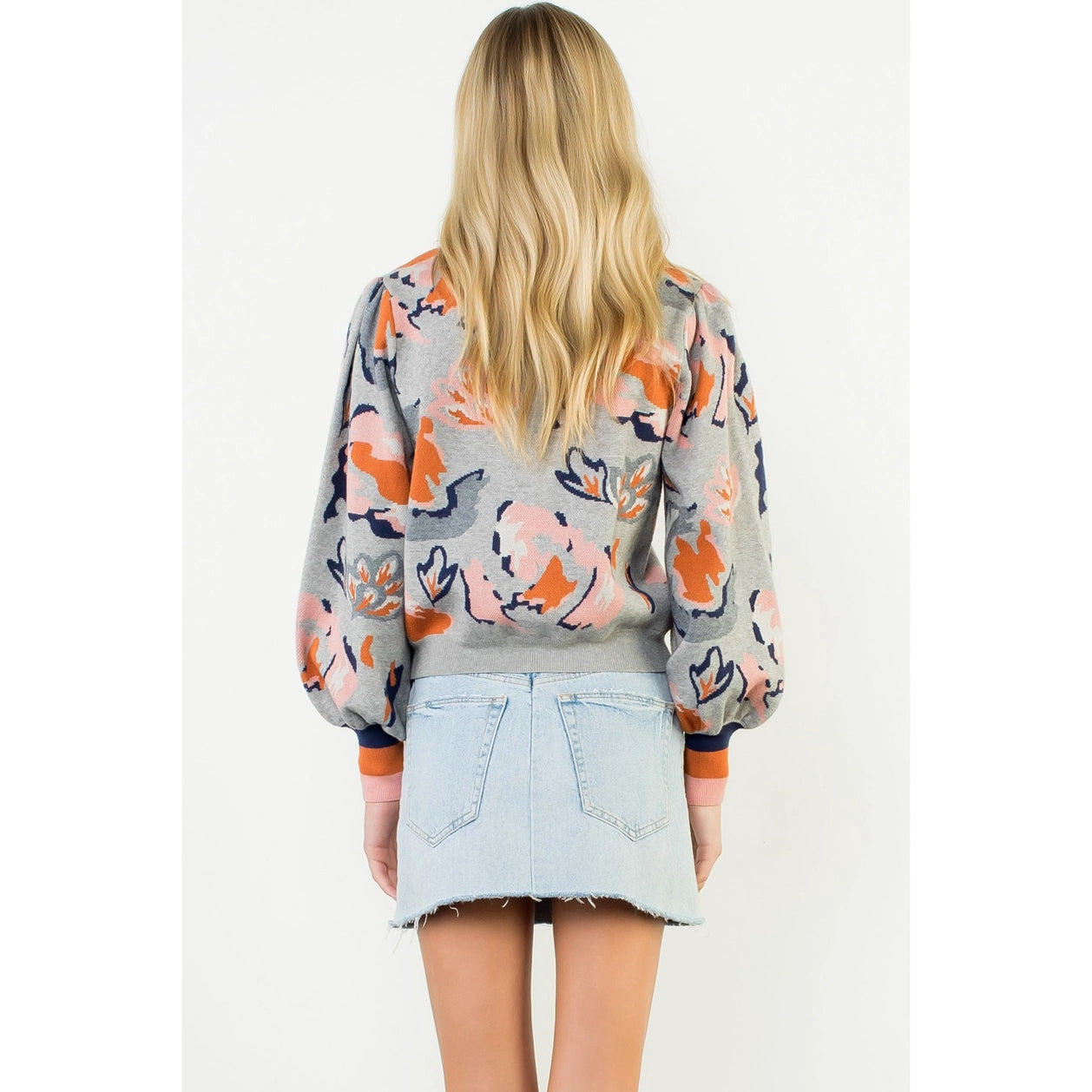 THML Abstract Autumn Knit Sweater