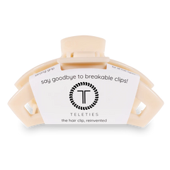 Classic Almond Beige Open Hair Clip