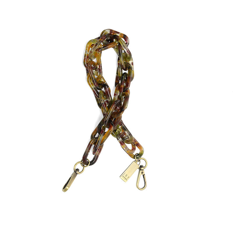 Lucite Cluster Chain Strap