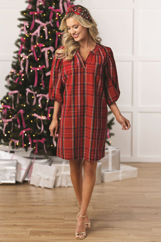 Babs Balloon Sleeve Dress