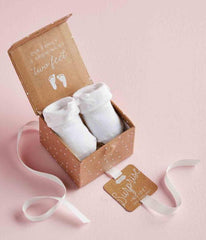 Baby Sock Announcement Box