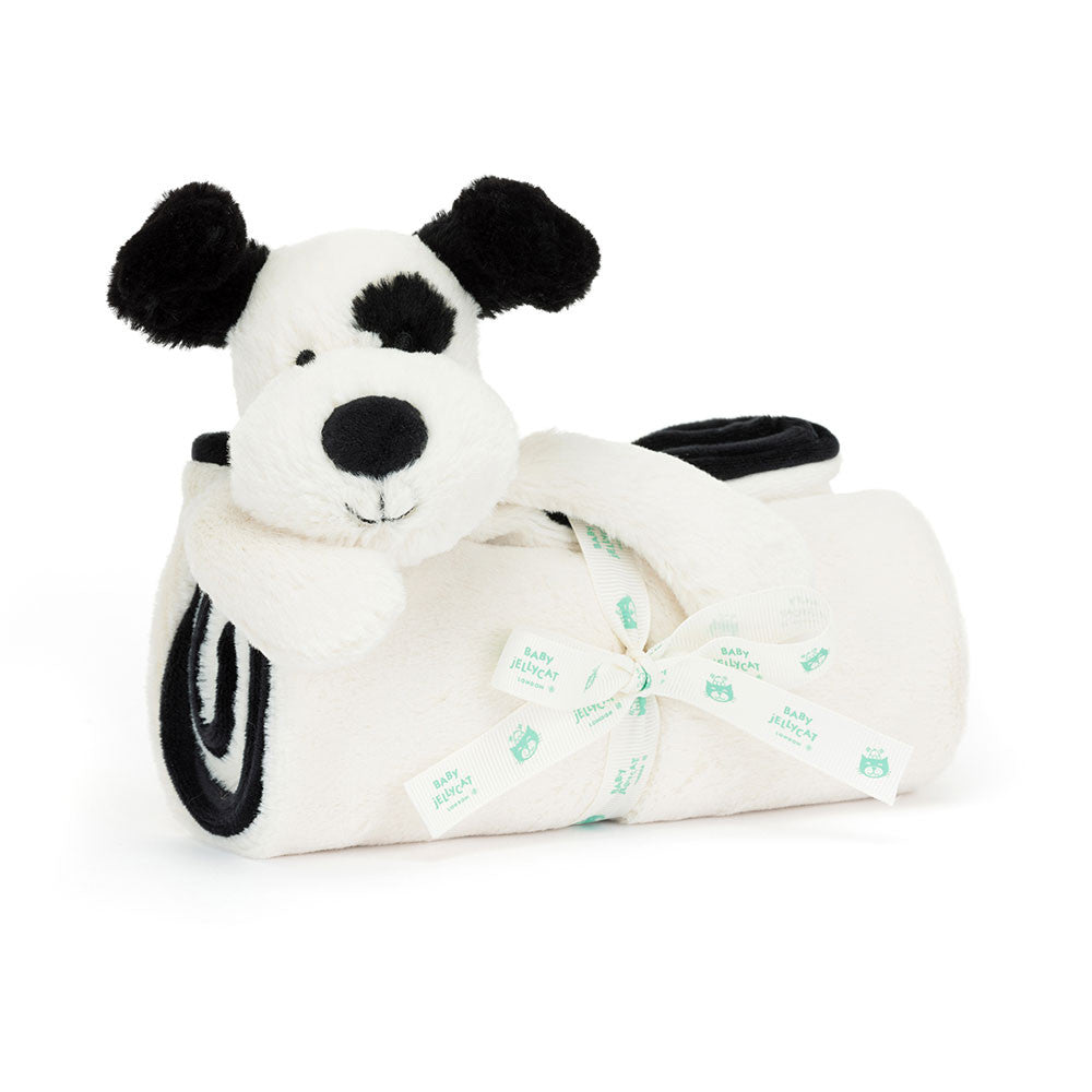 Bashful Black & Cream (Rufferty) Puppy Blankie