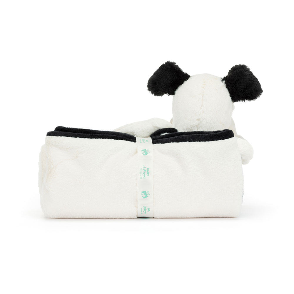 Bashful Black & Cream (Rufferty) Puppy Blankie