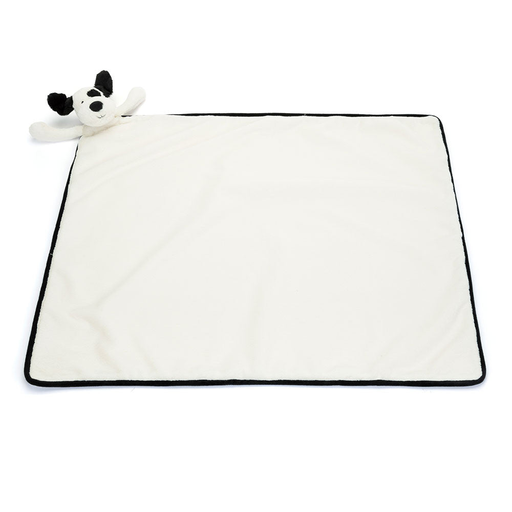 Bashful Black & Cream (Rufferty) Puppy Blankie
